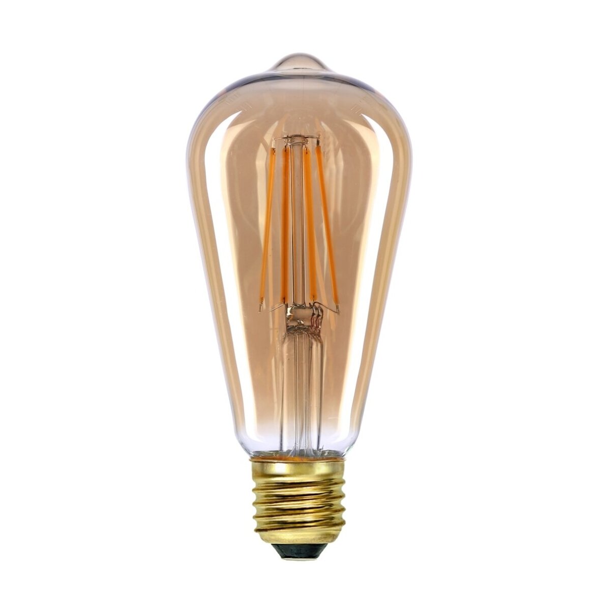 LED Lemputė E27 6W 2200K 3S Dimm Spiral Amber LED Lemputė E27 6W 2200K 3S Dimm Spiral Amber