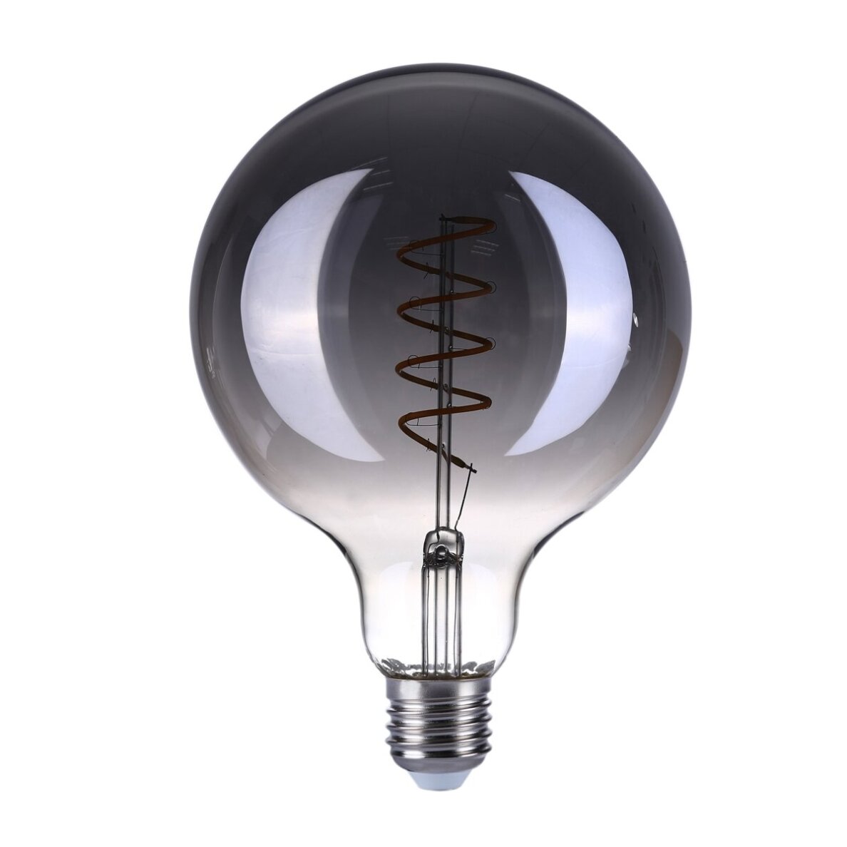 LED Lemputė E27 6W 2200K 3S Dimm Spiral Smoke, grafito LED Lemputė E27 6W 2200K 3S Dimm Spiral Smoke, grafito