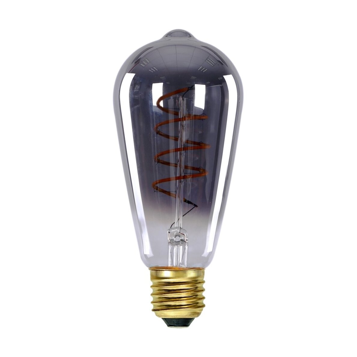LED Lemputė E27 6W 2200K 3S Dimm Spiral Smoke, grafito LED Lemputė E27 6W 2200K 3S Dimm Spiral Smoke, grafito