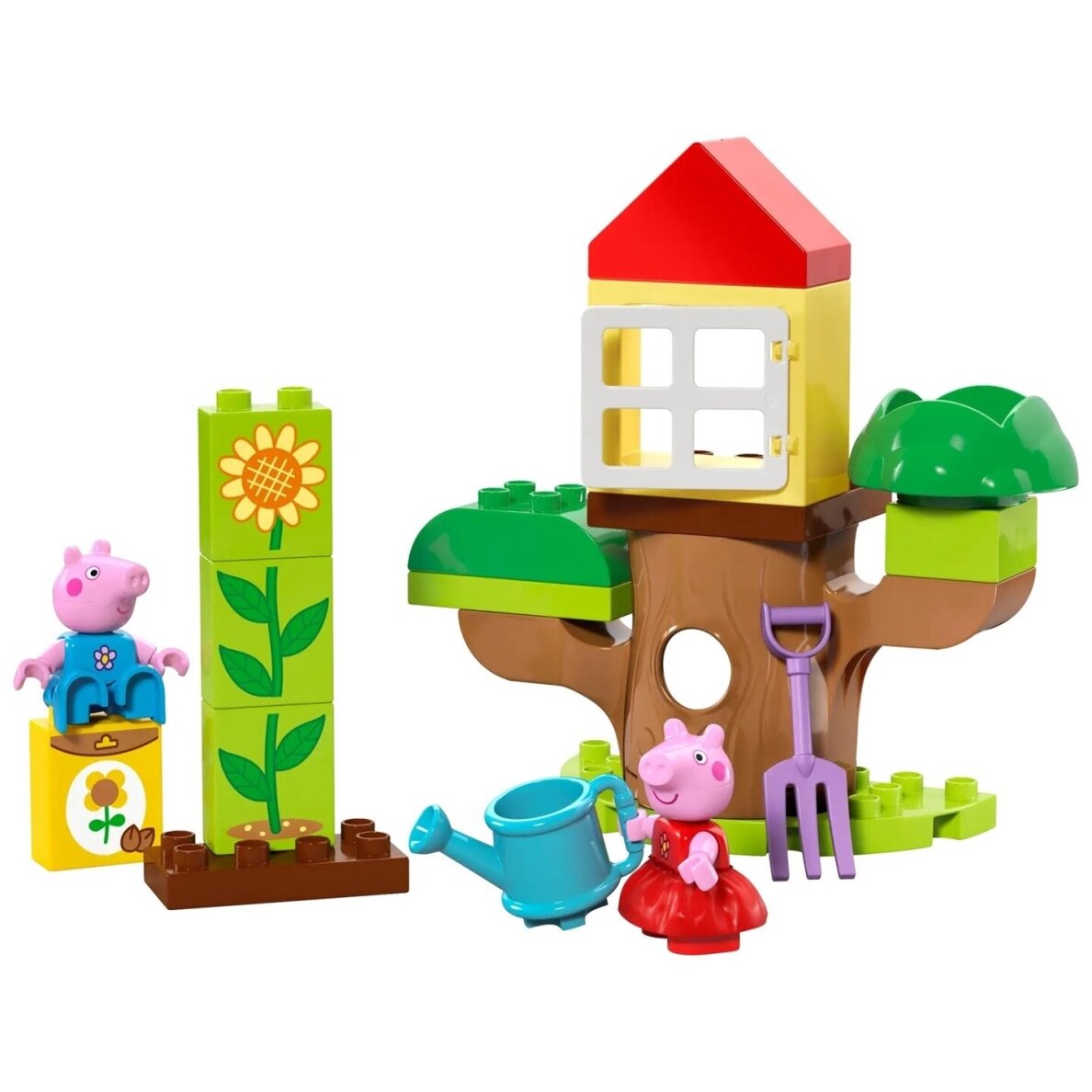 LEGO DUPLO 10431 Peppa Pig sodas ir medinis namelis 2