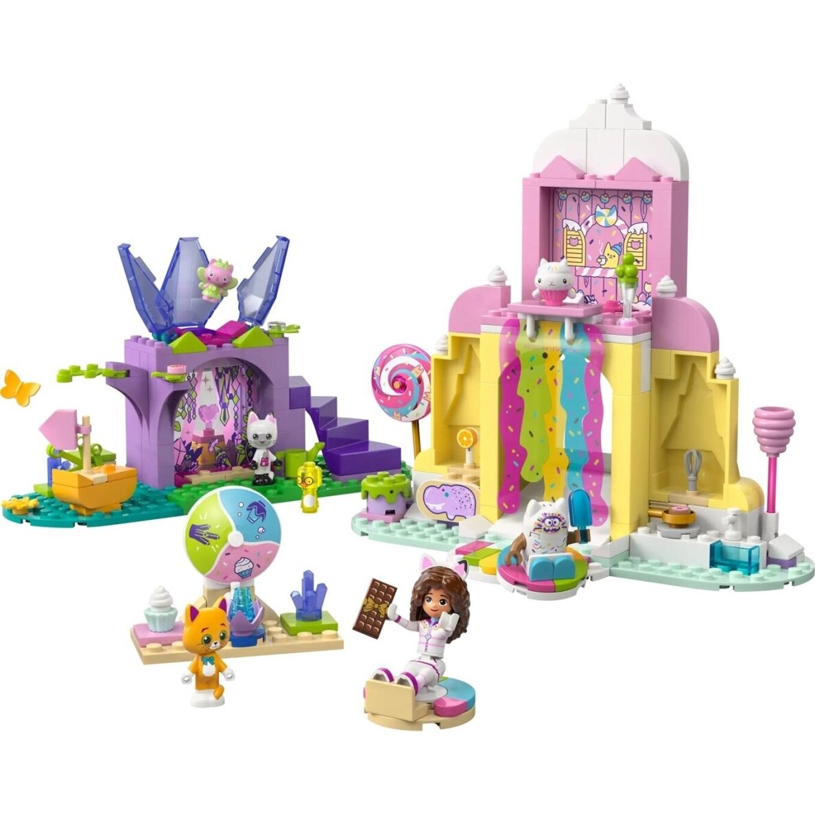 LEGO Gabby’s Dollhouse 11205 Saldumynų kalnas ir kačiukų sodas 2