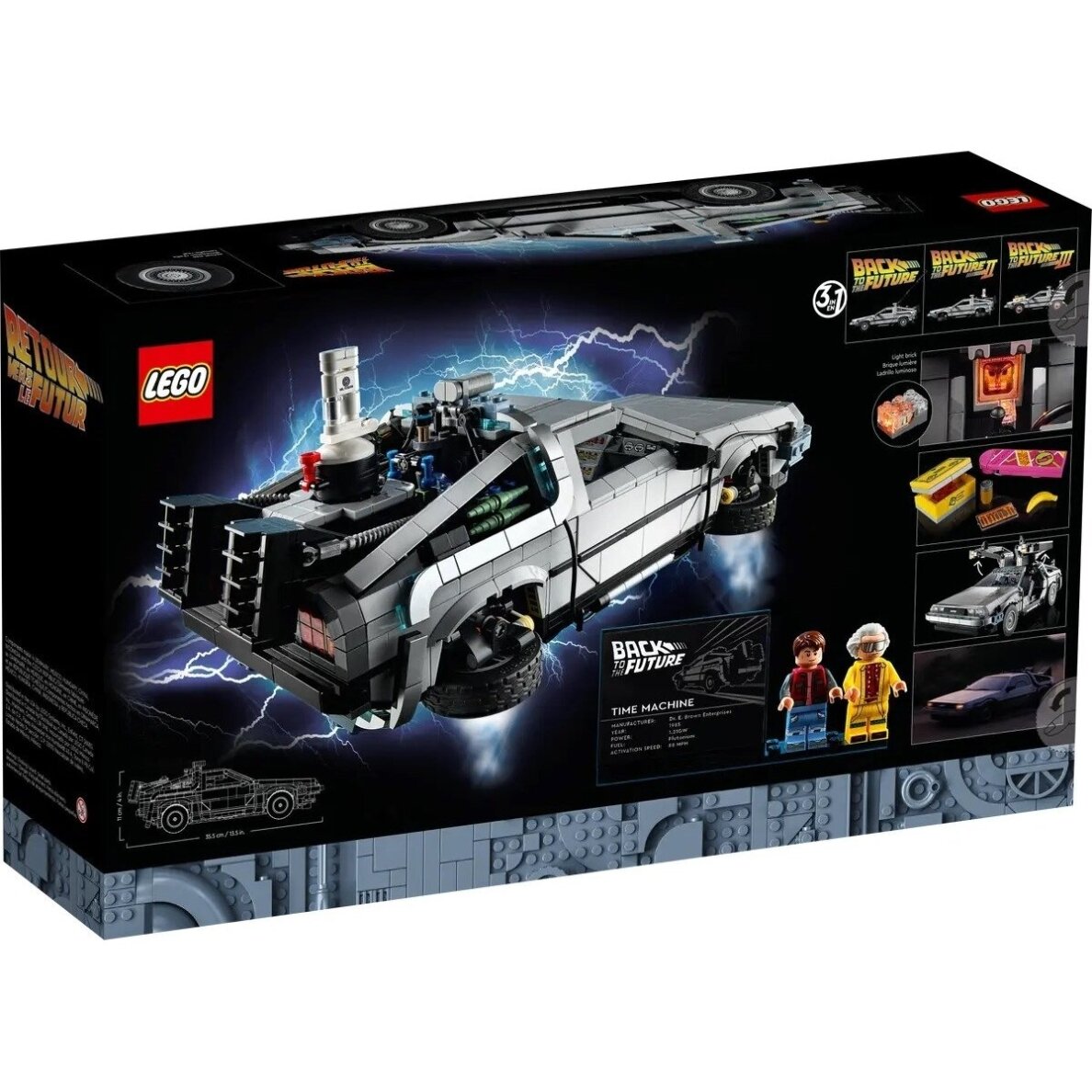 LEGO® ICONS 10300 LAIKO MAŠINA IŠ FILMO „ATGAL Į ATEITĮ“ 1 LEGO® ICONS 10300 LAIKO MAŠINA IŠ FILMO „ATGAL Į ATEITĮ“ 1