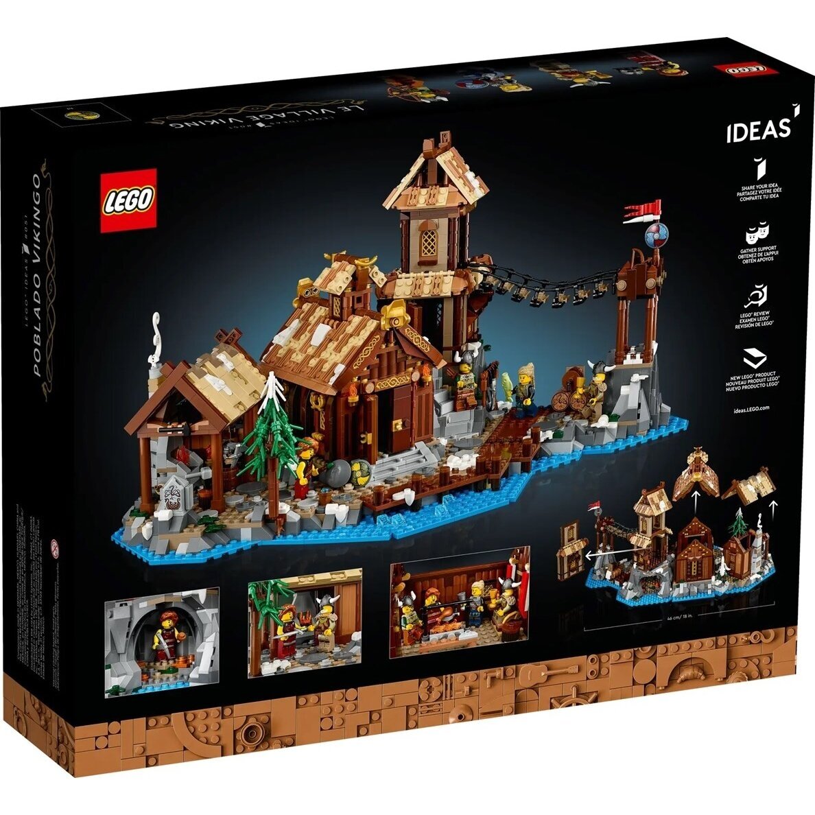 LEGO IDEAS 21343 VIKING VILLAGE 2 LEGO IDEAS 21343 VIKING VILLAGE 2