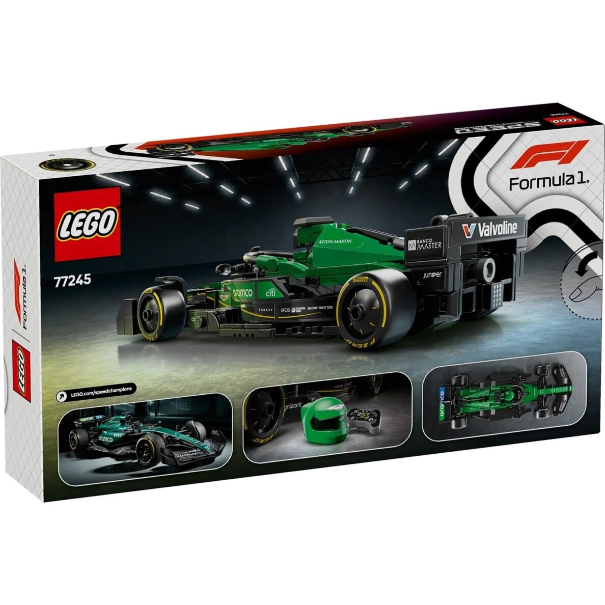 LEGO Speed Champions 77245 Aston Martin Aramco F1 AMR24 lenktyninis automobilis 1 LEGO Speed Champions 77245 Aston Martin Aramco F1 AMR24 lenktyninis automobilis 1