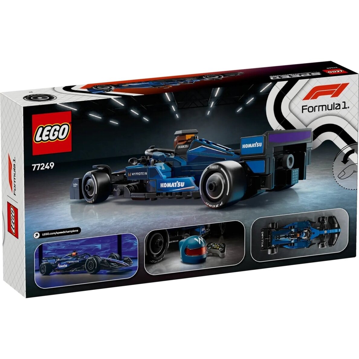 LEGO Speed Champions 77249 Williams Racing FW46 F1 lenktyninis automobilis 1 LEGO Speed Champions 77249 Williams Racing FW46 F1 lenktyninis automobilis 1