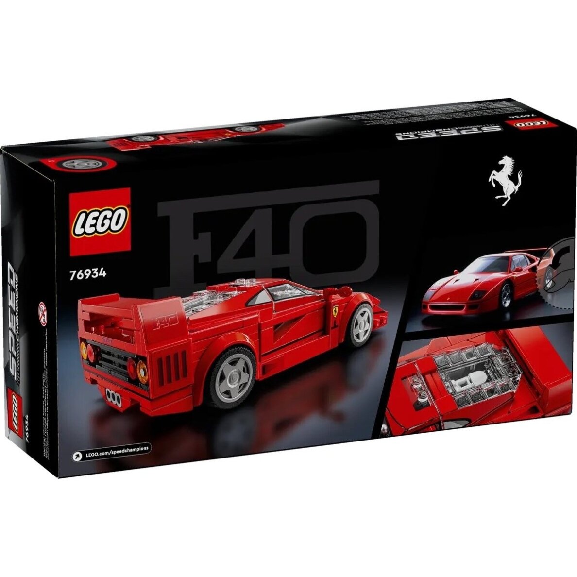 LEGO Speed Champions Ferrari F40 Superautomobilis (76934) 1