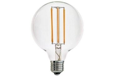 LED-Lampe E27 G125 Filament, 8W WW