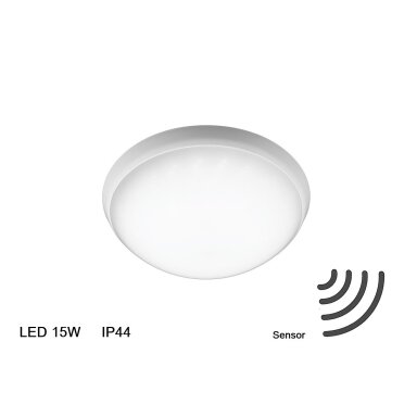 LED-GREEN GR-CP-LED-15W/SENSOR LED šviestuvas su judesio sensoriumi