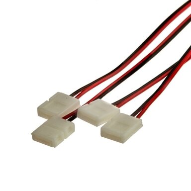 Led Juostų Spaustukai su Kabeliu 10 mm IP20