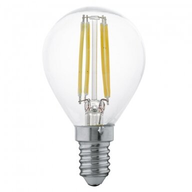 LED Lemputė E14 G45 filament bulb 4W WW