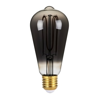 LED Lemputė E27 4W 2200K Dimm Smoke, grafito