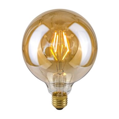 LED Lemputė E27 4W 2200K G125 Amber
