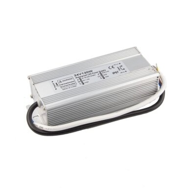 LED Matinimo Šaltiniai 120W-24V-5A IP67