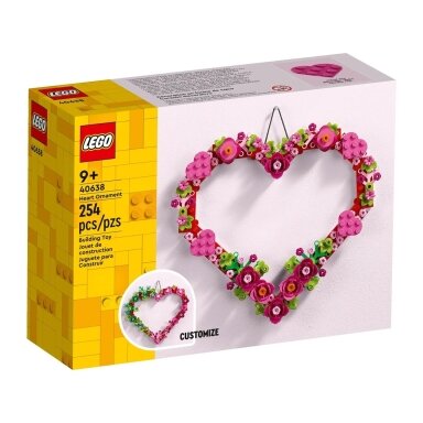 LEGO 40638 Širdelės formos papuošalas
