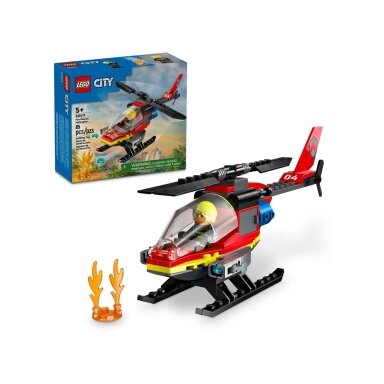 LEGO City 60411 Ugniagesių gelbėjimo sraigtasparnis