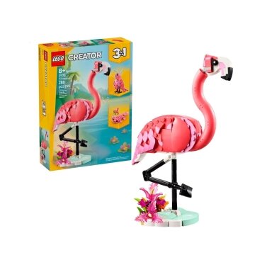 LEGO Creator 3-in-1 31170 Laukiniai gyvūnai: Rožinis flamingas