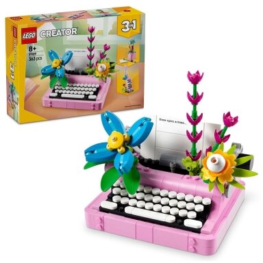 LEGO Creator 3in1 31169 Gėlių rašomoji mašinėlė