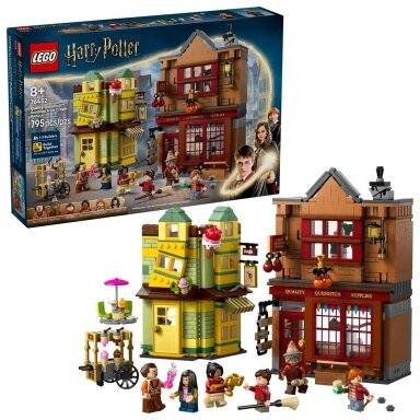 LEGO Harry Potter 76452 Kvidičo prekių parduotuvė ir ledų salonas