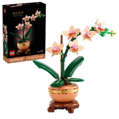LEGO ICONS 10343 Botaniko kolekcija – Mini orchidėja