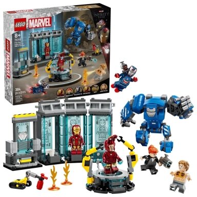 LEGO Marvel 76315 Geležinio žmogaus laboratorija: Šarvų salė