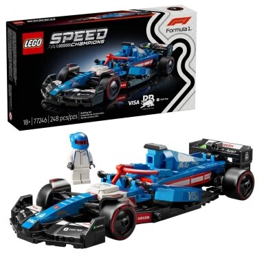 LEGO Speed Champions 77246 Visa Cash App RB VCARB 01 F1 lenktyninis automobilis