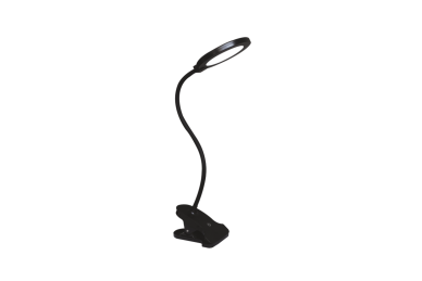 LED lampa biurkowa z klipsem GD-UNO-C czarna LED lampa biurkowa z klipsem GD-UNO-C czarna