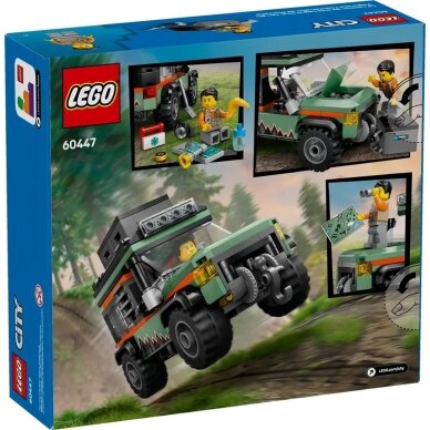 LEGO City 60447 Bekelės 4x4 kalnų sunkvežimis 1 LEGO City 60447 Bekelės 4x4 kalnų sunkvežimis 1