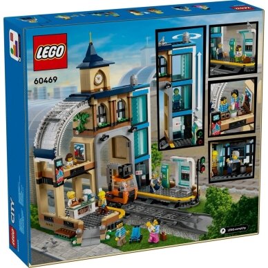 LEGO CITY 60469 Centrinė traukinių stotis 1