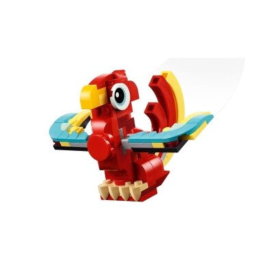 LEGO Creator 3-in-1 31145 Raudonasis drakonas 1 LEGO Creator 3-in-1 31145 Raudonasis drakonas 1