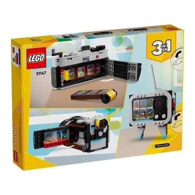 LEGO CREATOR 3in1 31147 Retro fotoaparatas 1 LEGO CREATOR 3in1 31147 Retro fotoaparatas 1