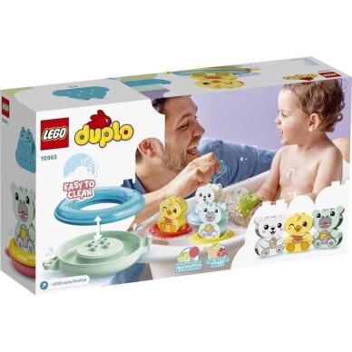 LEGO DUPLO 10965 Maudynių linksmybės: Plūduriuojantis gyvūnėlių traukinys 1 LEGO DUPLO 10965 Maudynių linksmybės: Plūduriuojantis gyvūnėlių traukinys 1