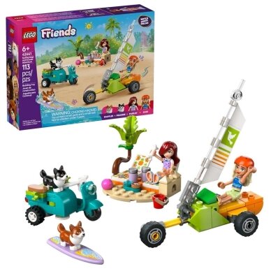 LEGO Friends 42641 Banglentės šunims ir motorolerio nuotykiai