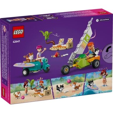 LEGO Friends 42641 Banglentės šunims ir motorolerio nuotykiai 1