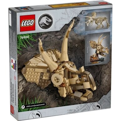 LEGO JURASSIC WORLD 76969 Dinosaur Fossils: Triceratops Skull 1 LEGO JURASSIC WORLD 76969 Dinosaur Fossils: Triceratops Skull 1