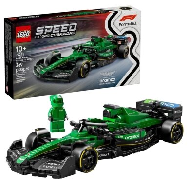 LEGO Speed Champions 77245 Aston Martin Aramco F1 AMR24 lenktyninis automobilis LEGO Speed Champions 77245 Aston Martin Aramco F1 AMR24 lenktyninis automobilis
