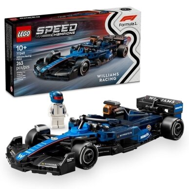 LEGO Speed Champions 77249 Williams Racing FW46 F1 lenktyninis automobilis