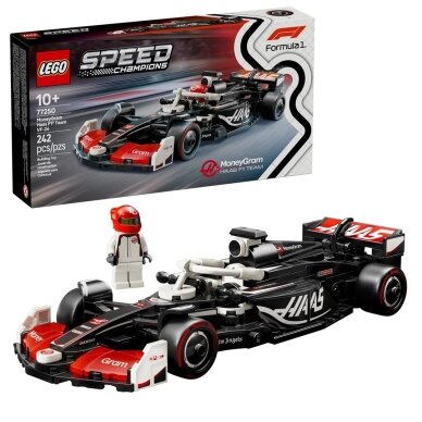 LEGO Speed Champions 77250 MoneyGram Haas F1 Team VF-24 lenktyninis bolidas LEGO Speed Champions 77250 MoneyGram Haas F1 Team VF-24 lenktyninis bolidas
