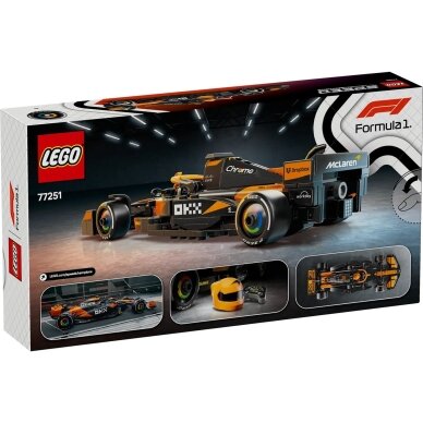 LEGO Speed Champions 77251 McLaren F1 Team MCL38 lenktyninis automobilis LEGO Speed Champions 77251 McLaren F1 Team MCL38 lenktyninis automobilis