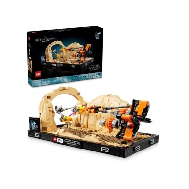 LEGO Star Wars 75380 Diorama: Mos Espa Podracing lenktynės LEGO Star Wars 75380 Diorama: Mos Espa Podracing lenktynės