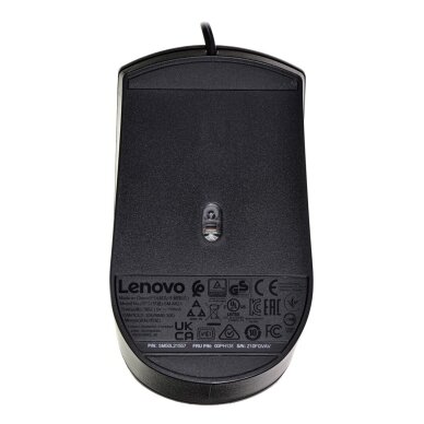 Lenovo 300 laidinė USB pelė GX30M39704, 1600 DPI, abiem rankoms 2