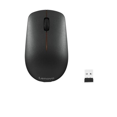 Lenovo 400 belaidė optinė pelė (GY50R91293), juoda, universalus dizainas Lenovo 400 belaidė optinė pelė (GY50R91293), juoda, universalus dizainas