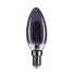 LED Lemputė E14 4W 2200K Dimm Smoke