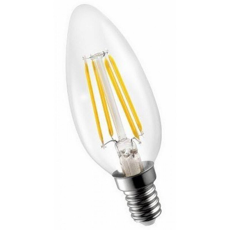 LED Bulb Filament C35 4W E14 220-240V Greelux (3000K)