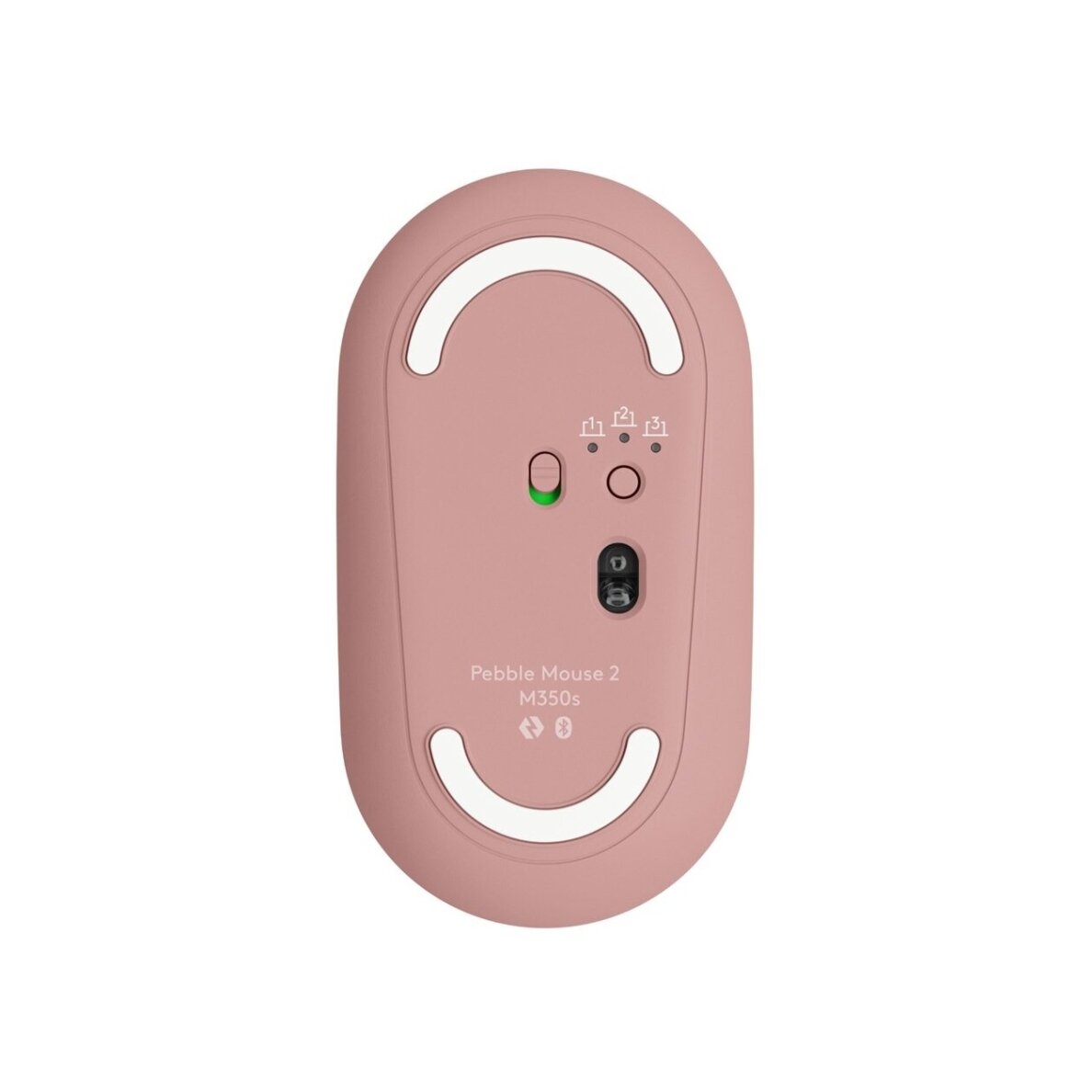 Logitech 910-007014 belaidė kelioninė pelė, abiem rankoms, RF + Bluetooth, 4000 DPI, rožinė 3