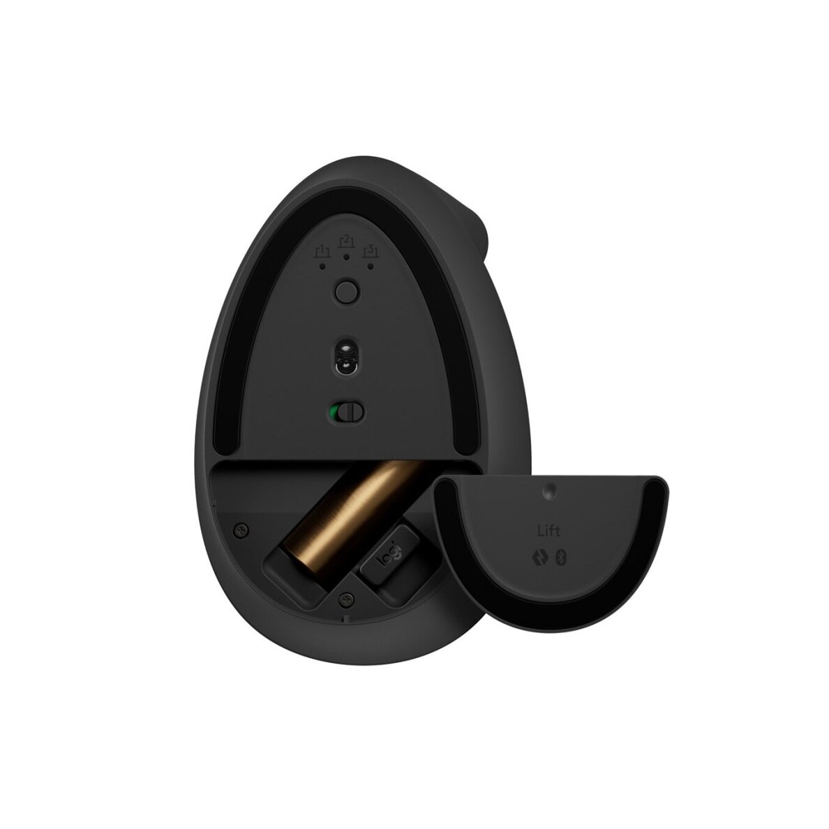 Logitech Lift vertikali ergonomiška belaidė pelė, grafito spalvos 4
