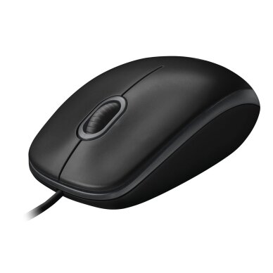Logitech B100 laidinė optinė USB pelė, juoda 1