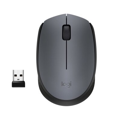 Logitech M170 belaidė optinė pelė, pilka Logitech M170 belaidė optinė pelė, pilka
