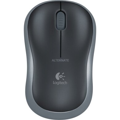 Logitech M185 belaidė optinė pelė, pilka 1