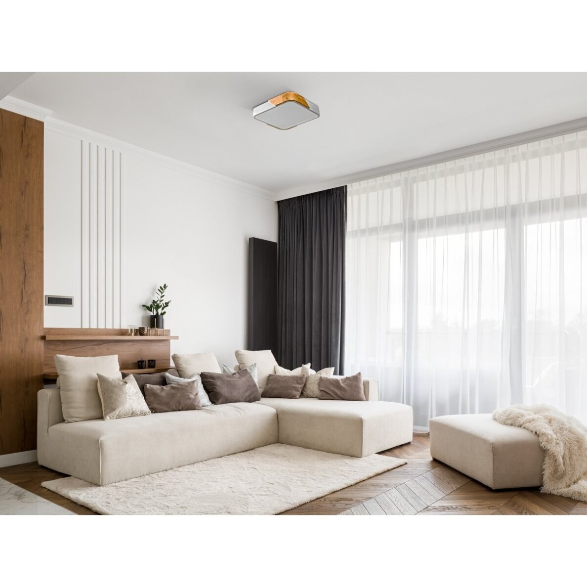 Lubinis Plafonas Santer PLF-13187-WH-WO 1 Lubinis Plafonas Santer PLF-13187-WH-WO 1