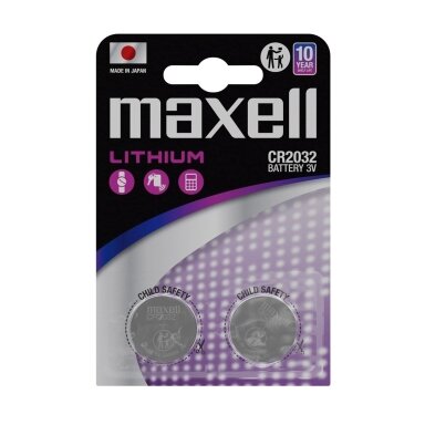 MAXELL CR2032 specializuotos baterijos 2 vnt.